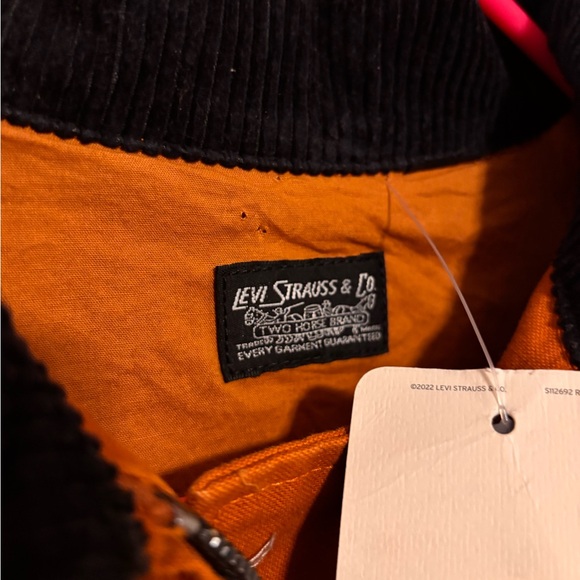 Levi’s Skate New Field Chore Jacket Orange Black - Picture 5 of 7
